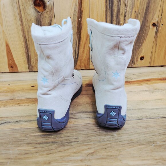 Columbia Winter White Fleece Winter Boots - Picture 5 of 8